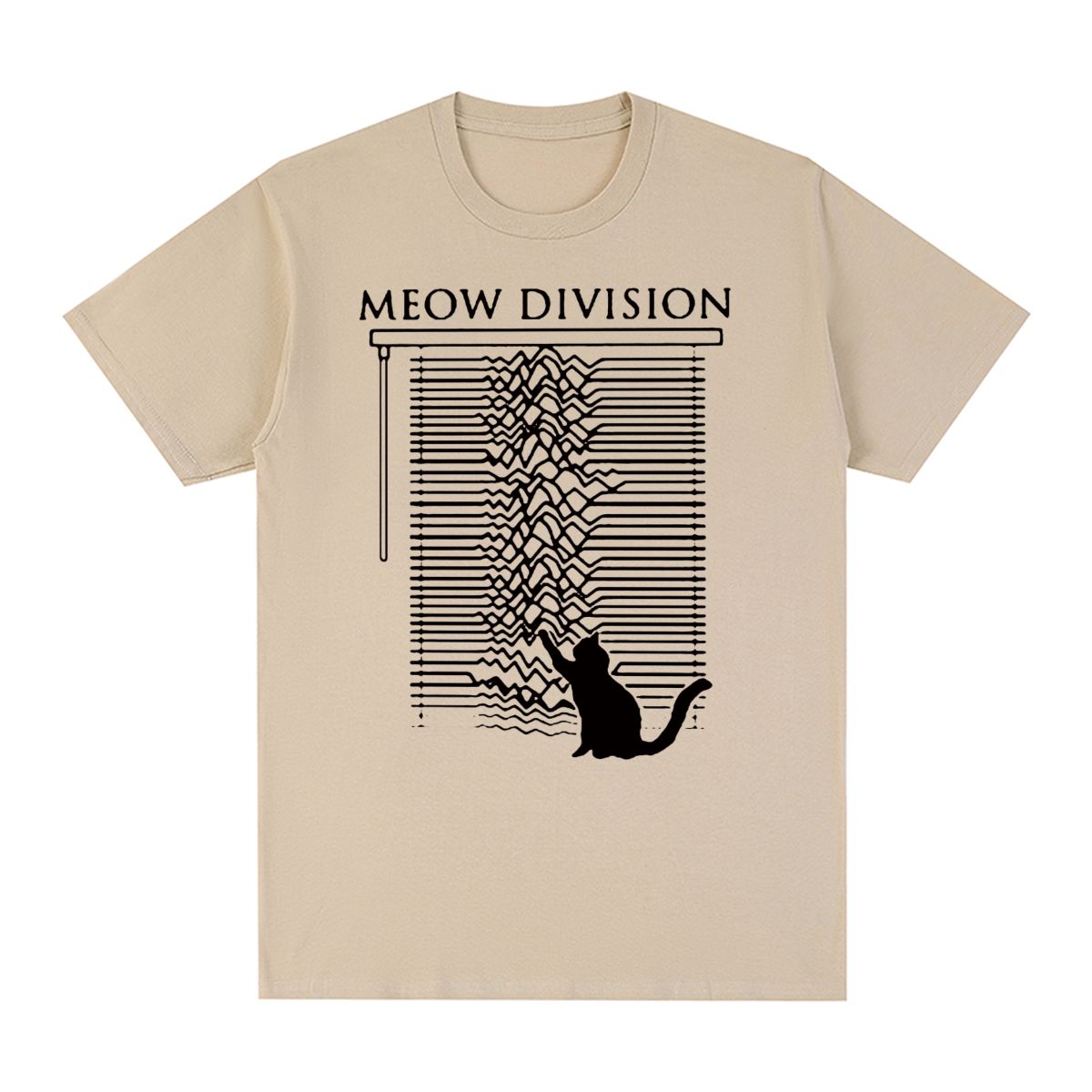 Men'S Fashion From The 80S - Freude Division unbekannte Freude Katze Vintage