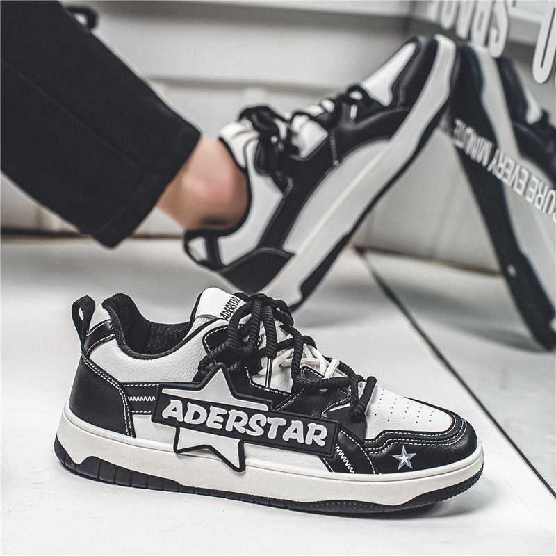 Men'S Fashion Brand - Runde Zehenpartie, Gummisohle, niedliche Sneaker, gewebte