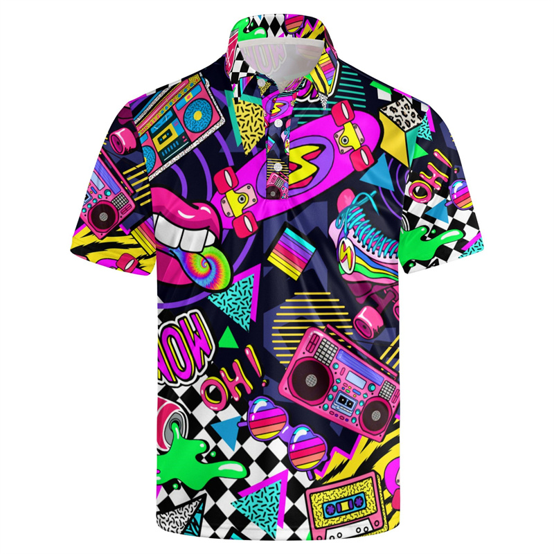 Men'S Fashion From The 80S - Heißer Verkauf 3d Druck 80er 90er