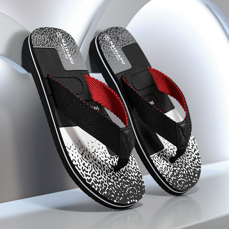 Men'S Fashion Brand - Herren Flip-Flops Hochwertige Marken-Sommer-Strand-Flip-Flops Modische Sommer-Outdoor-Sandalen