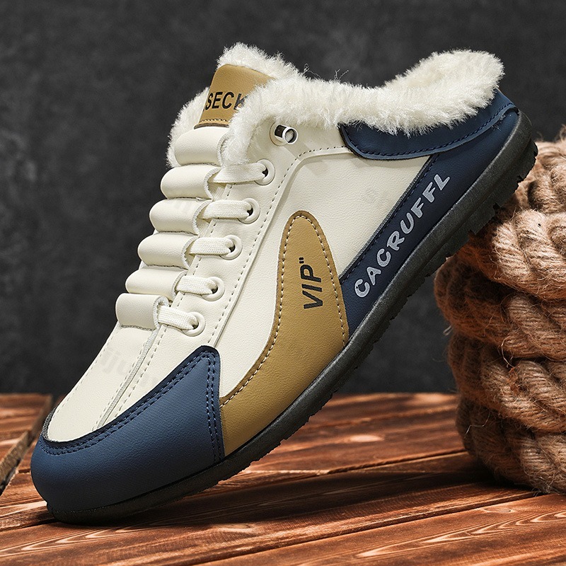 Mens Fashion Winter 2025 - Herren-Hausschuhe, 2025, Winter, warm, Plüsch, bequem,