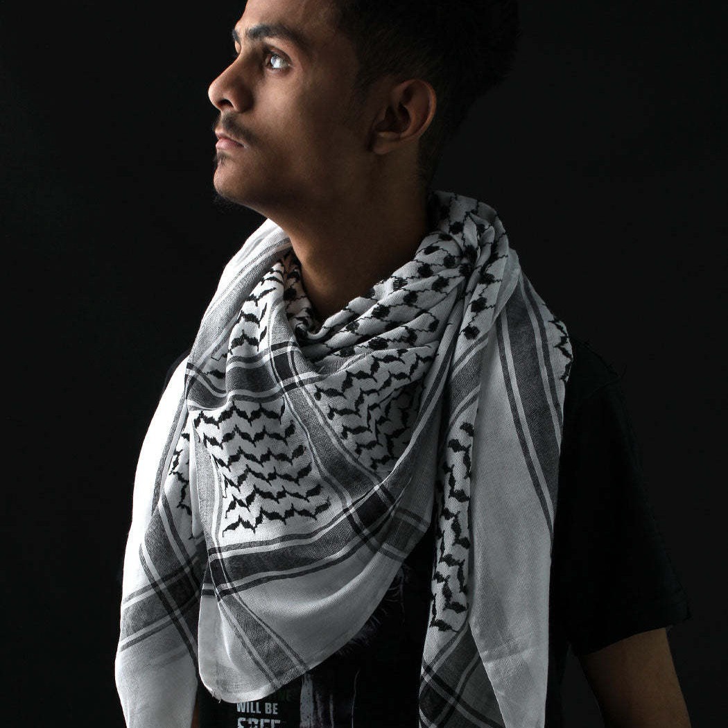 Dubai Men'S Fashion - Bedrucktes Arafat-Kopftuch für Herren, Kopftuch aus