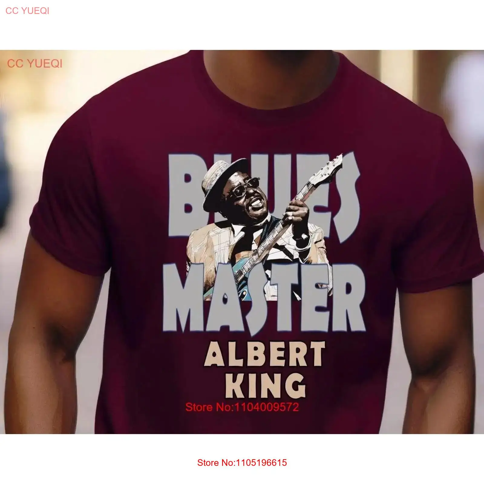 Men Fashion King - Das Albert King Blues-Musik-T-Shirt feiert die