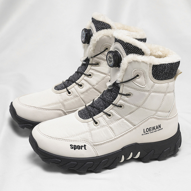 Mens Fashion Winter 2025 - 2022 Winter New Style High-Top-Herren-Fleece-gefütterte, verdickte,