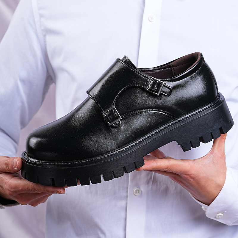 Men Fashion Korean Style - Herrenschuhe im koreanischen Stil mit dicker