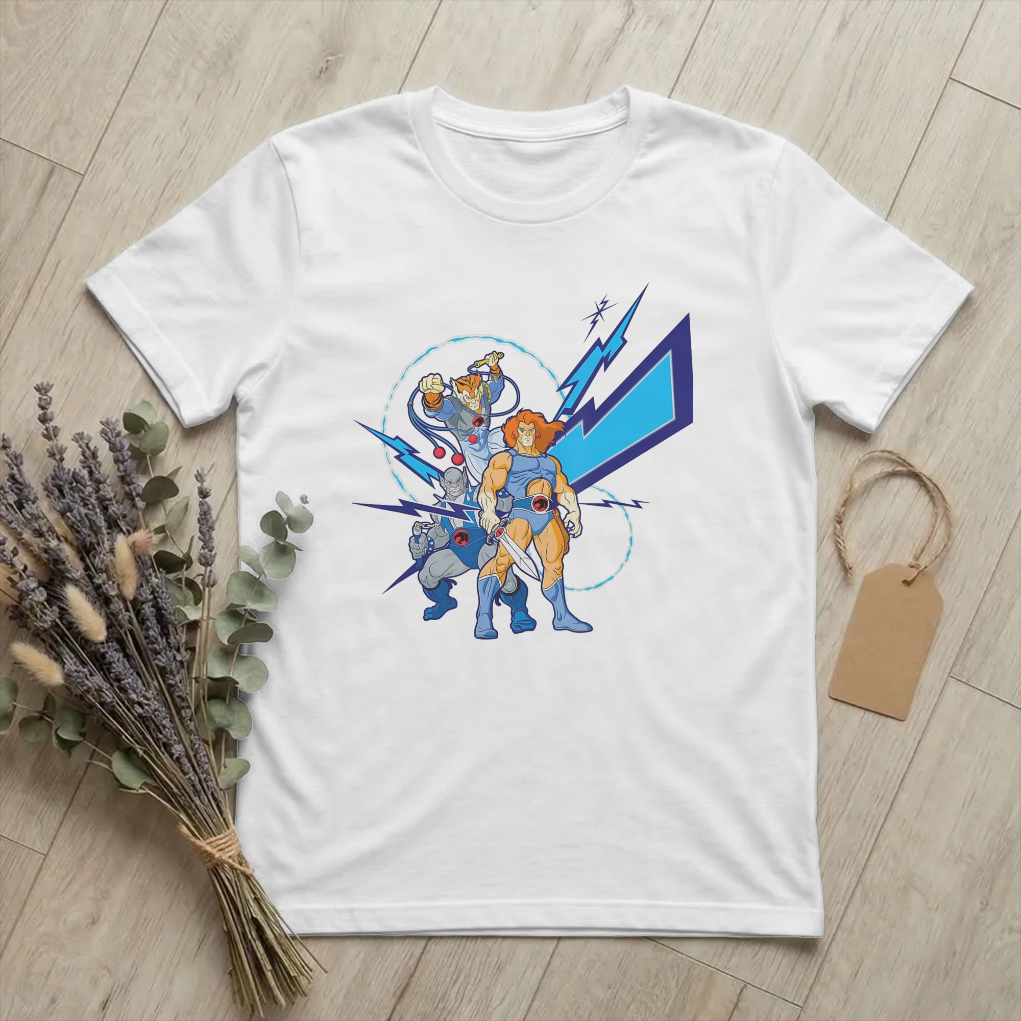 Men'S Fashion From The 80S - Streetwear Lion Cool Animated Cartoon 80er-Jahre-T-Shirt