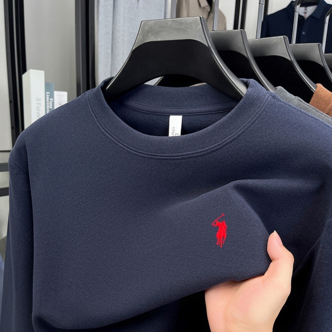 Men'S Fashion Brand - Weiches Baumwoll-Herren-T-Shirt mit langen Ärmeln und