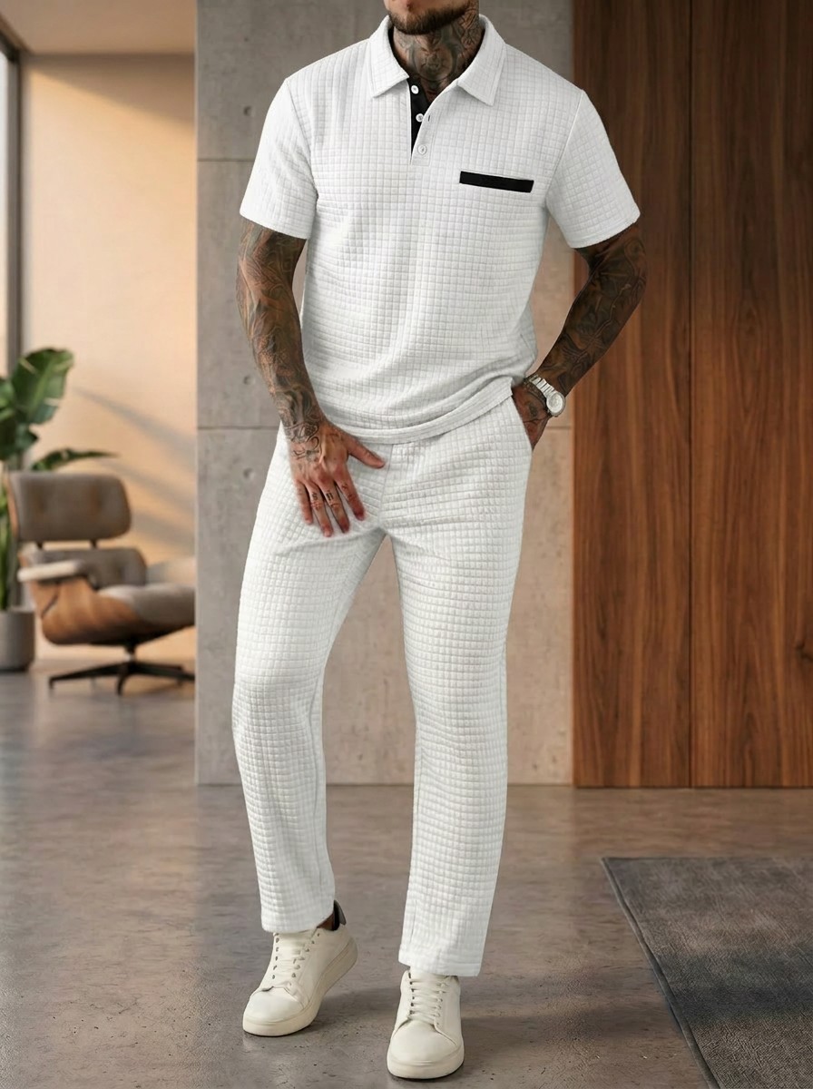 Sommer Neue Herren Mode Farbbl – Men'S Fashion Polo Bewertung und Preis