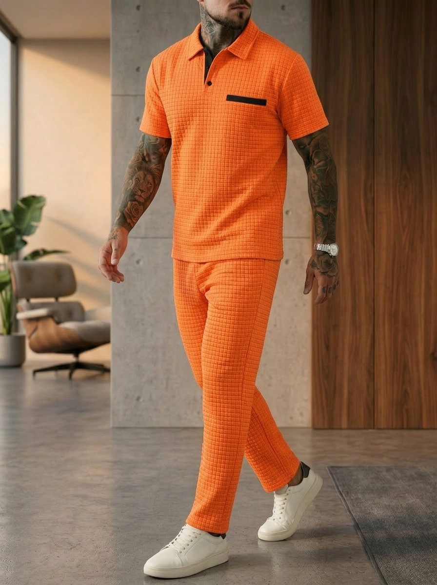 Sommer Neue Herren Mode Farbbl – Men'S Fashion Polo Bewertung und Preis