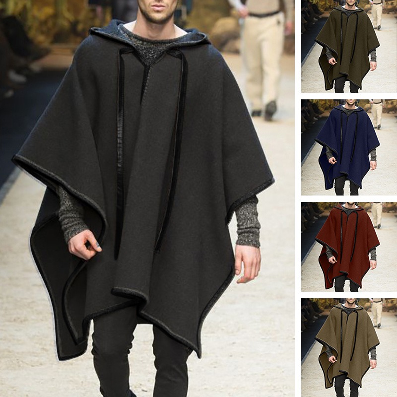 Mode männer Unregelmäßige Kühl – Mens Fashion Poncho Bewertung und Preis