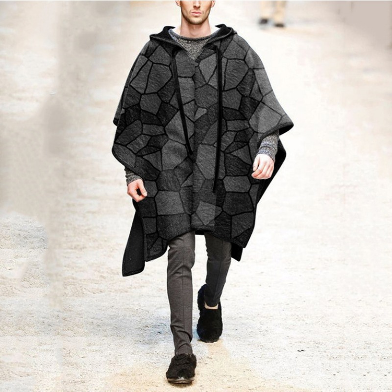 Mode männer Unregelmäßige Kühl – Mens Fashion Poncho Bewertung und Preis