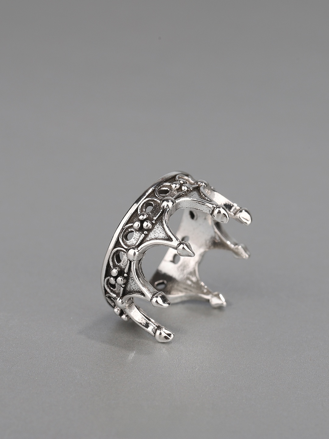 Gotischer Kronenring, verstell – Men Fashion King Bewertung und Preis