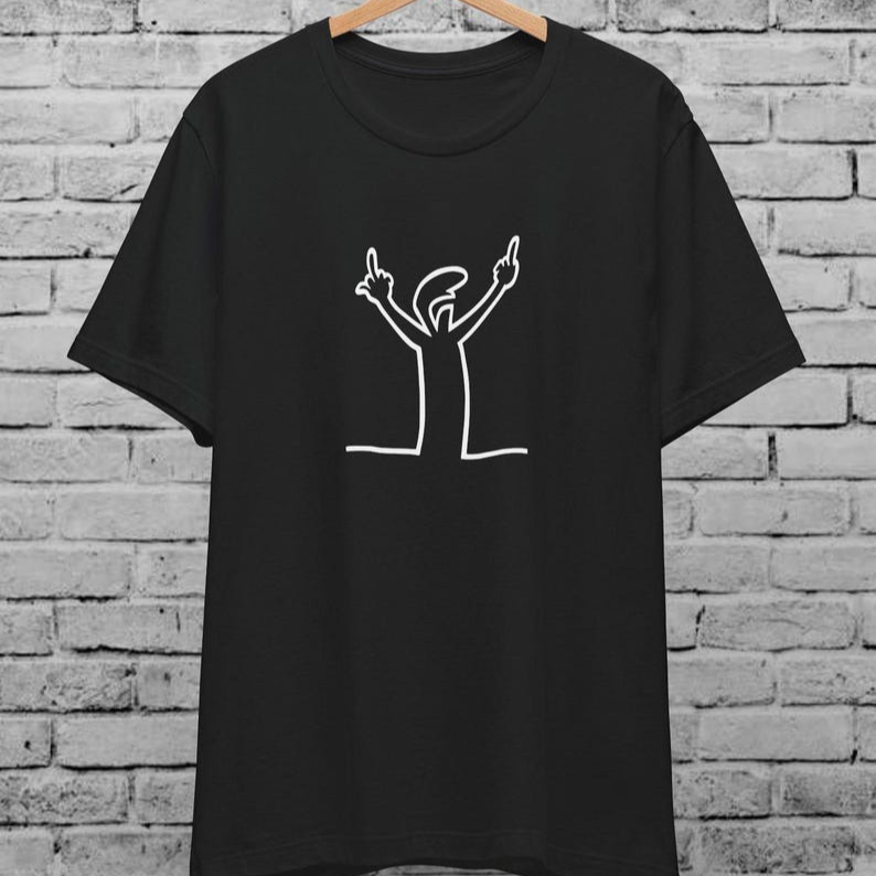 Angry La Linea Unisex T-Shirt  – Men'S Fashion From The 80S Bewertung und Preis
