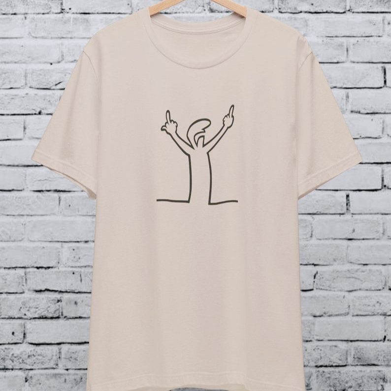 Angry La Linea Unisex T-Shirt  – Men'S Fashion From The 80S Bewertung und Preis