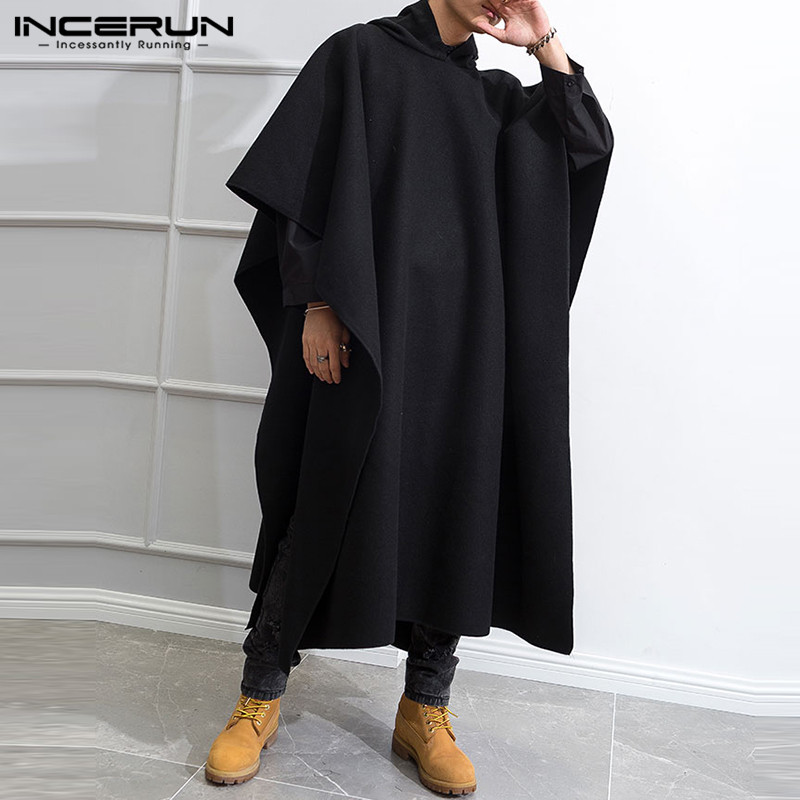 INCERUN Mode Männer Mantel Män – Mens Fashion Poncho Bewertung und Preis