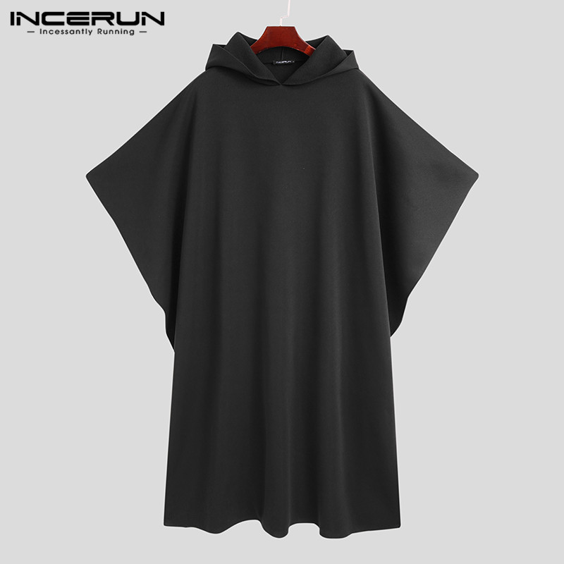 INCERUN Mode Männer Mantel Män – Mens Fashion Poncho Bewertung und Preis