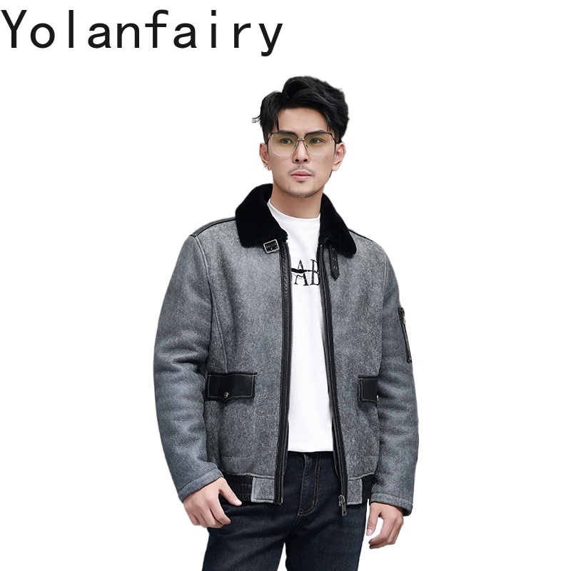 YOLANFAIRY Kurze Natürliche Pe – Mens Fashion Winter 2025 Bewertung und Preis