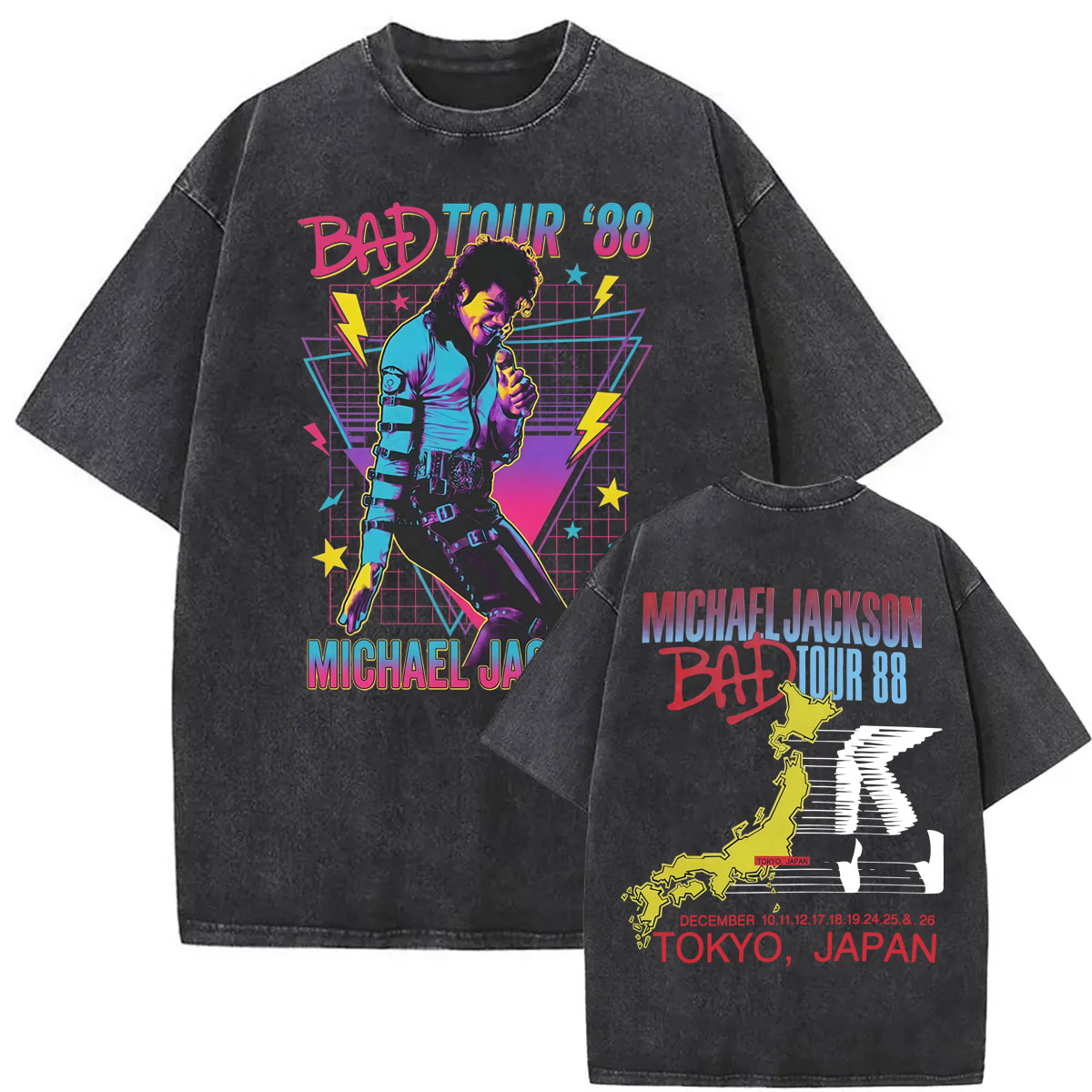 Vintage Washed King of Pop Bad – Men'S Fashion From The 80S Bewertung und Preis