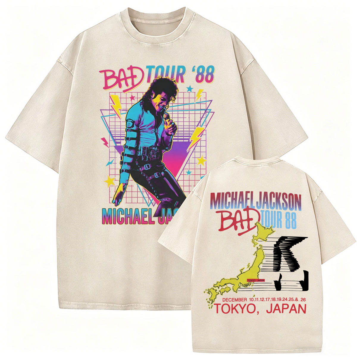Vintage Washed King of Pop Bad – Men'S Fashion From The 80S Bewertung und Preis
