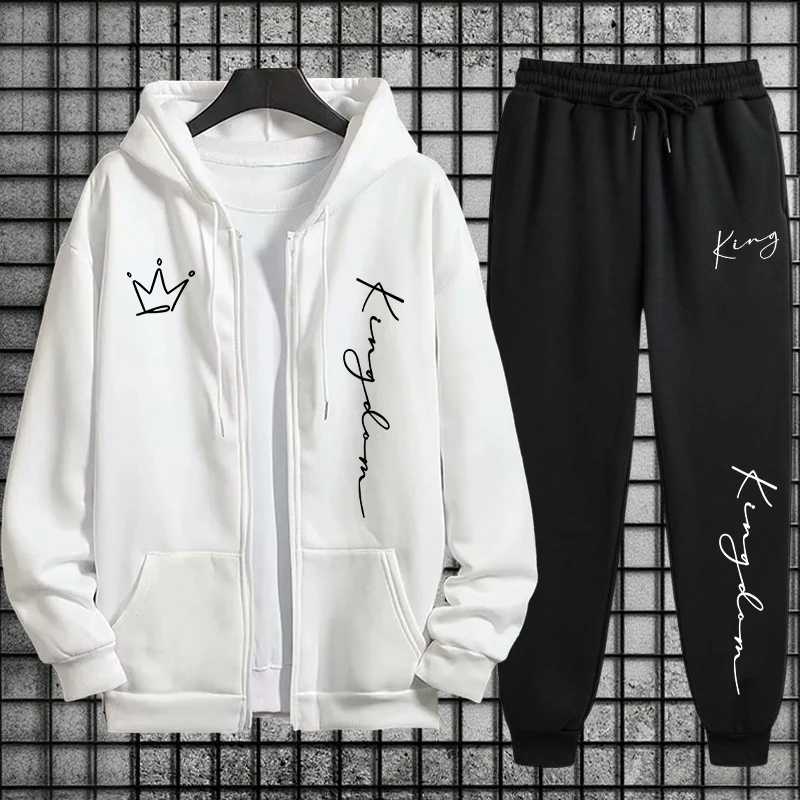 King Letter Print Hoodie und J – Men Fashion King Bewertung und Preis