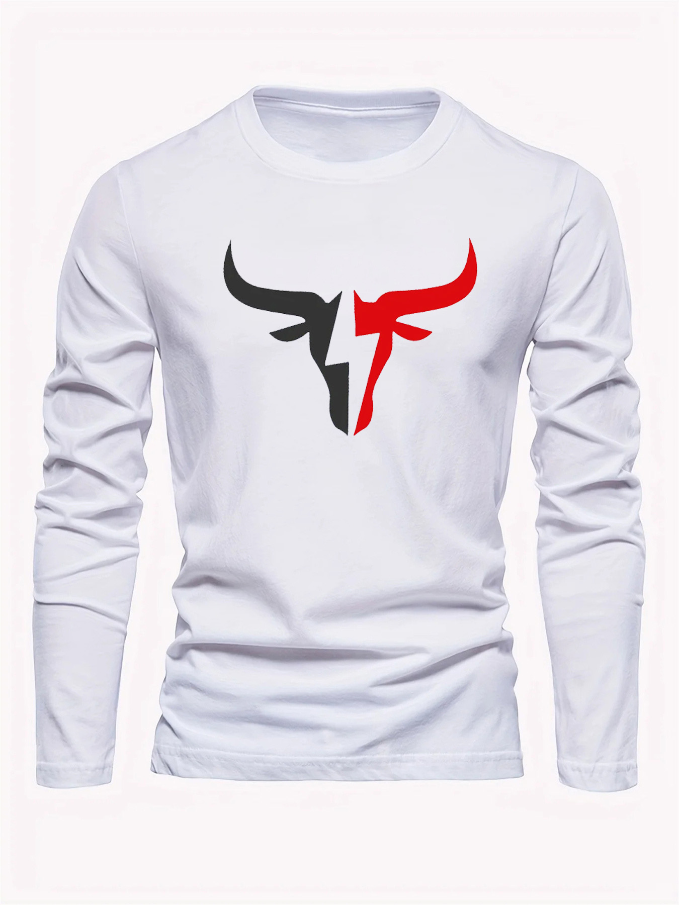 Einfarbiges Herren-Langarm-T-S – Men'S Fashion Undershirt Bewertung und Preis