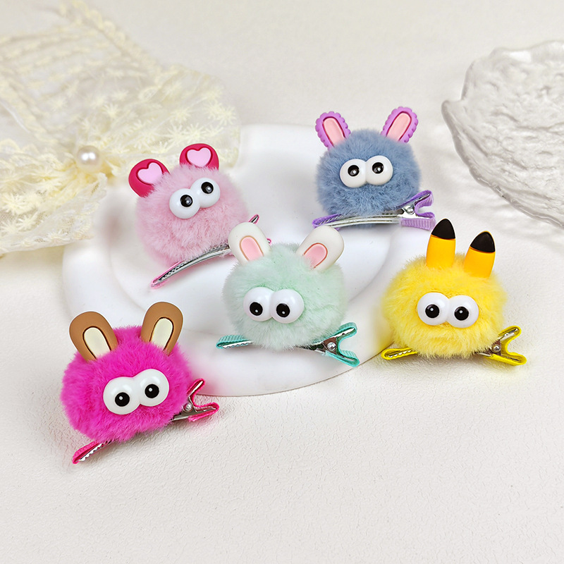 5 Stück Plüsch-Haarspange mit  – Men Fashion Korean Style Bewertung und Preis