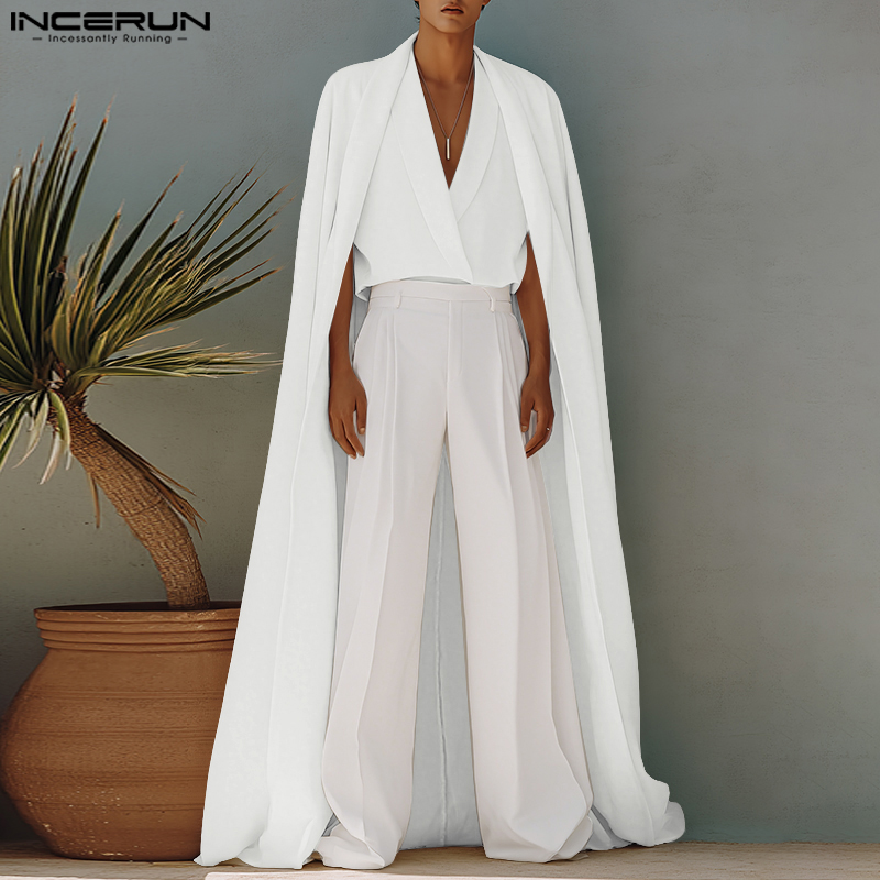 INCERUN Männer Lange Stil Hemd – Mens Fashion Poncho Bewertung und Preis