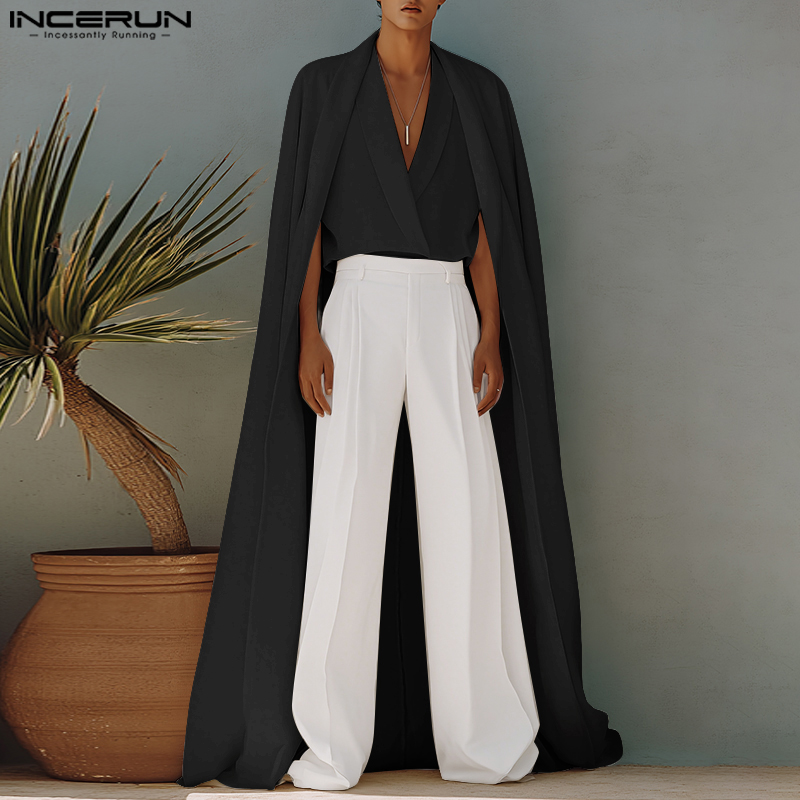 INCERUN Männer Lange Stil Hemd – Mens Fashion Poncho Bewertung und Preis