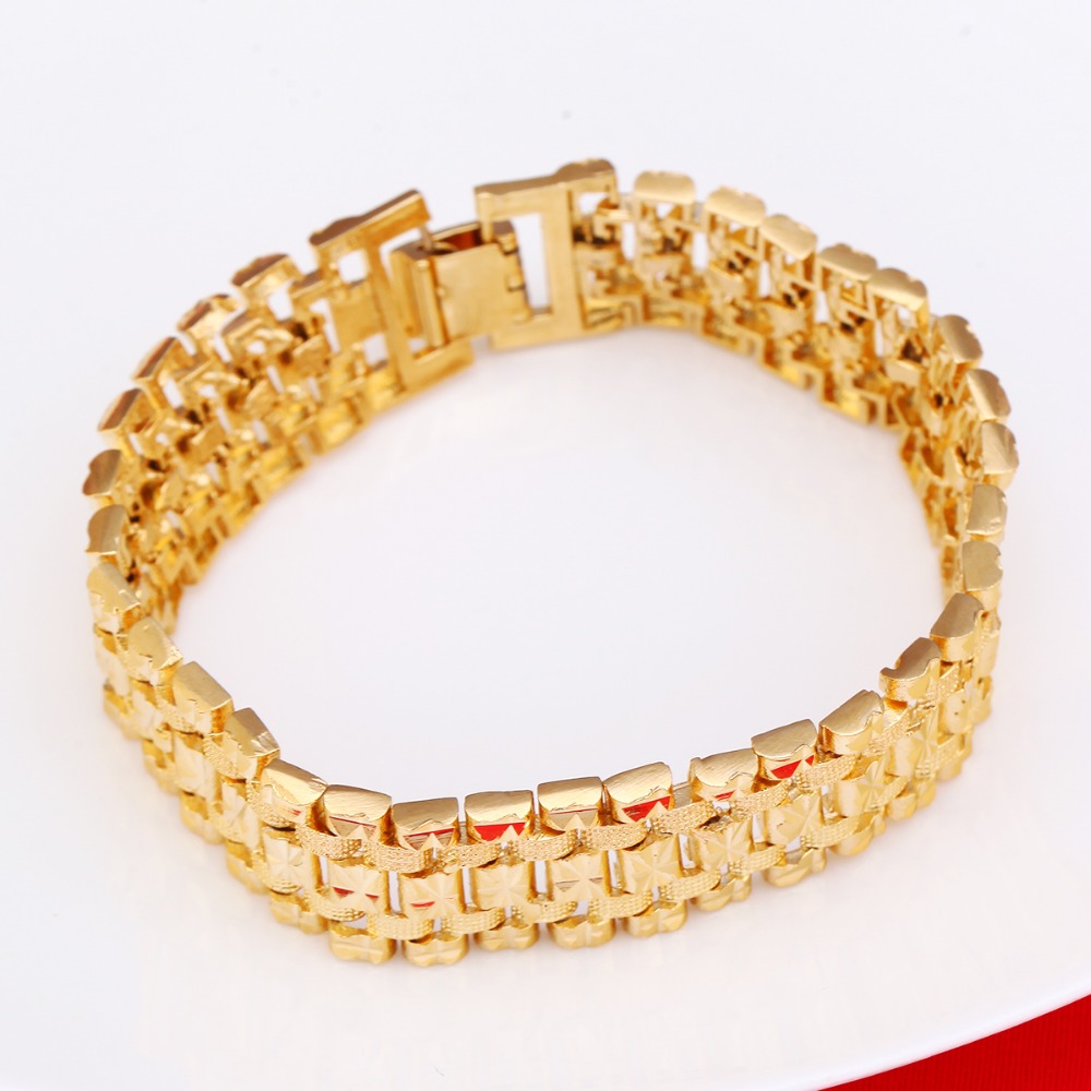 Dubai Gold Armband Farbe Gold  – Dubai Men'S Fashion Bewertung und Preis