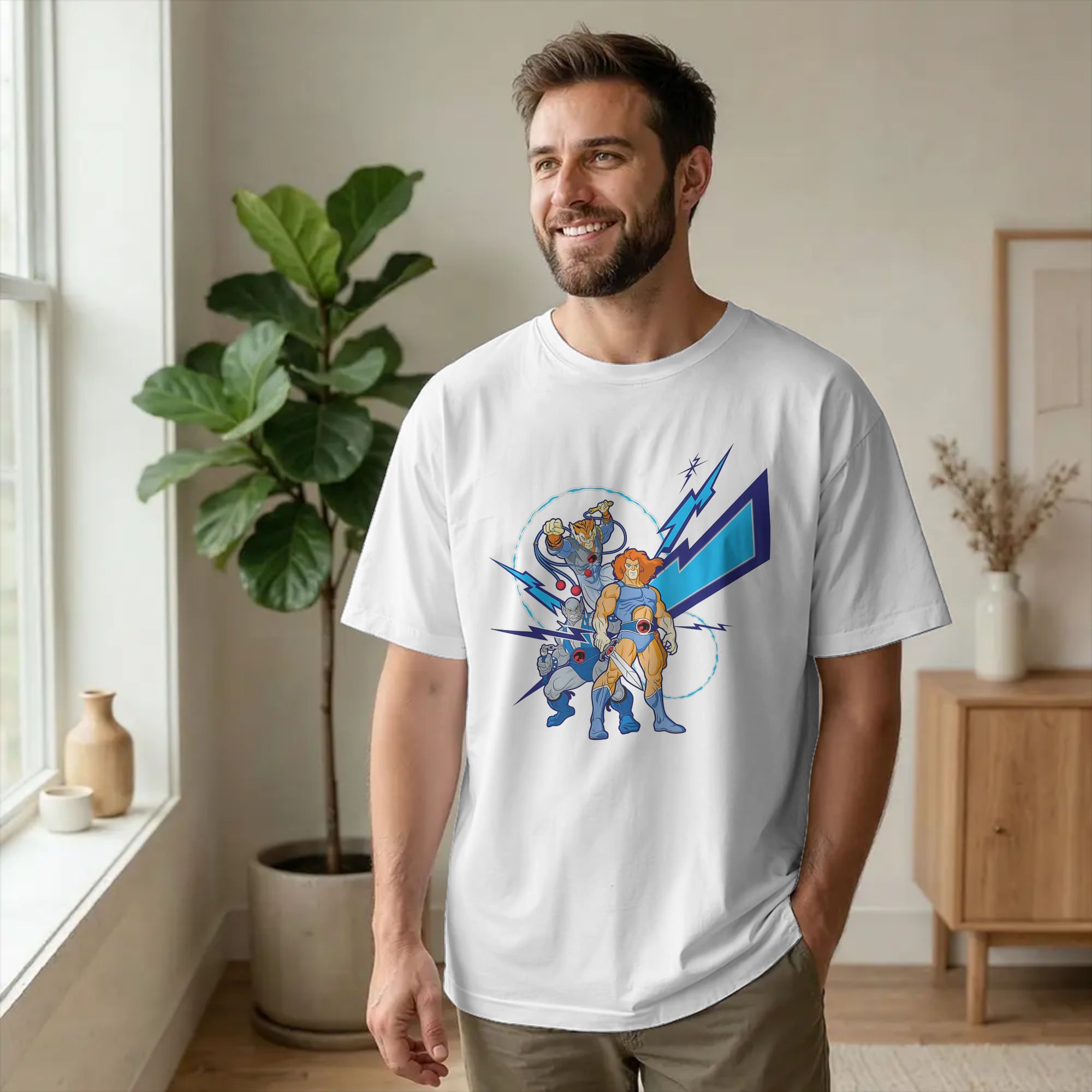 Streetwear Lion Cool Animated  – Men'S Fashion From The 80S Bewertung und Preis