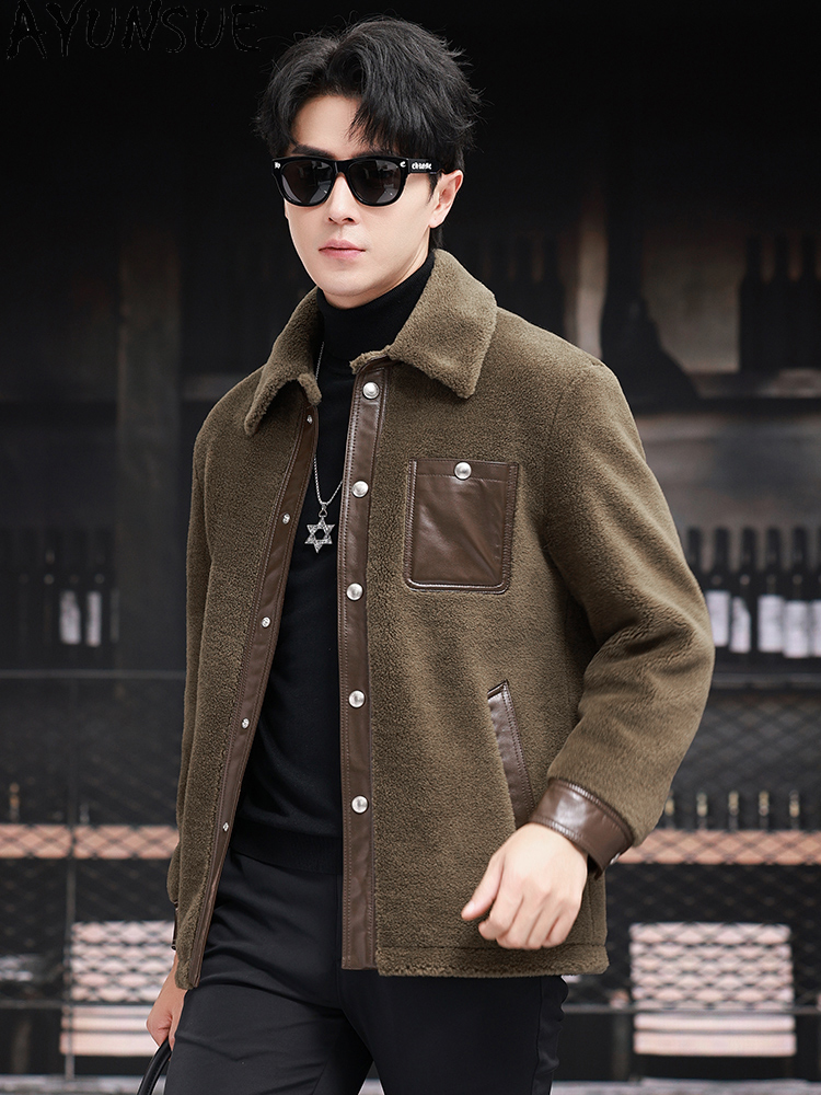 AYUNSUE 100 % Wollmantel für H – Mens Fashion Winter 2025 Bewertung und Preis