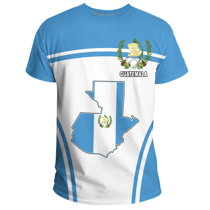 Guatemala Flagge Karte 3d gedr – Men'S Fashion Guatemala Bewertung und Preis