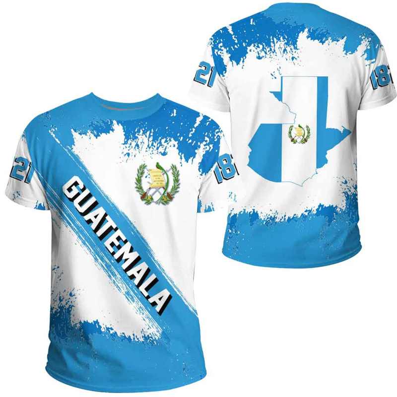 Guatemala Flagge Karte 3d gedr – Men'S Fashion Guatemala Bewertung und Preis