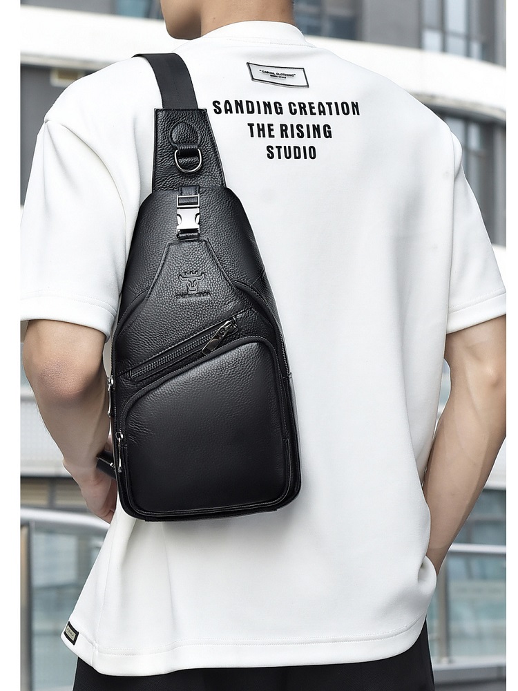 2026 Echtes Leder Herren-Brust – Men Fashion Korean Style Bewertung und Preis